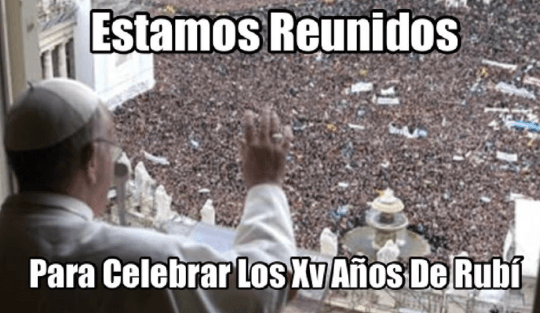 La imagen del papa Francisco es frecuente en los memes.