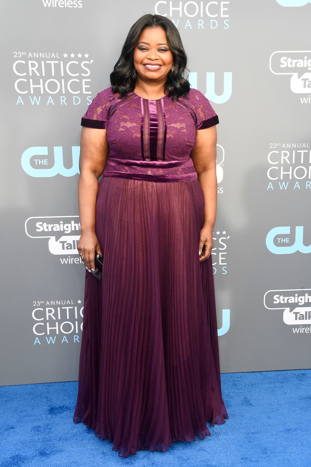 Octavia Spencer, nominada a Mejor actriz de reparto en la cinta del mexicano Guillermo del Toro, 'The Shape of Water', no podría faltar en esta gala.