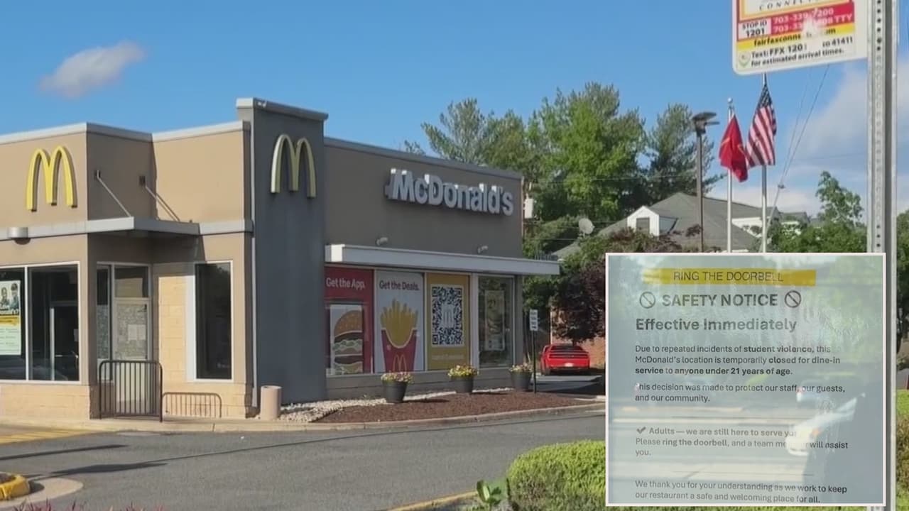 ¿Por qué un McDonald's de Alexandria prohíbe la entrada a menores y les exige tocar un timbre?
