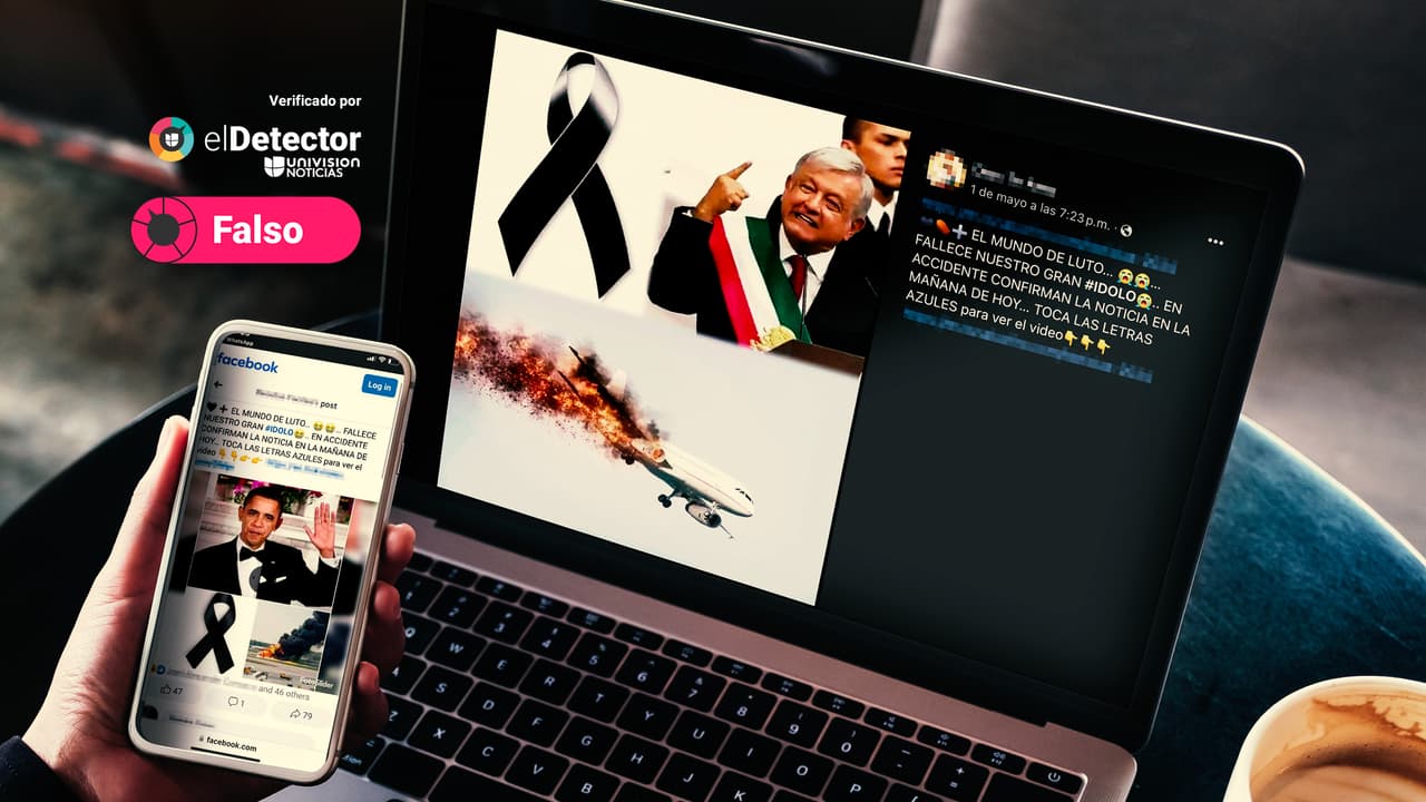 Ni Trump ni Obama ni AMLO han muerto en un accidente: esas publicaciones son ciberanzuelos