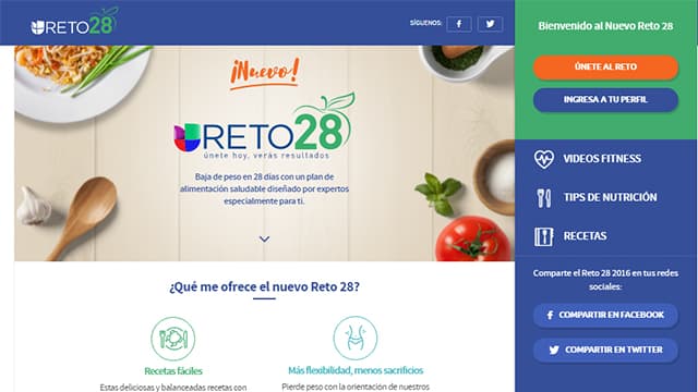 El nuevo #Reto28: desde el 20 de junio en Univision