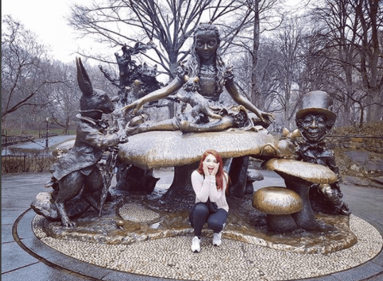 De paseo por Central Park.