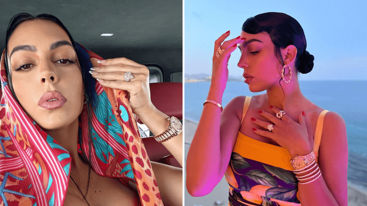 Georgina Rodríguez tiene joyas de miles de dólares: su colección es de diamantes, zafiros y más