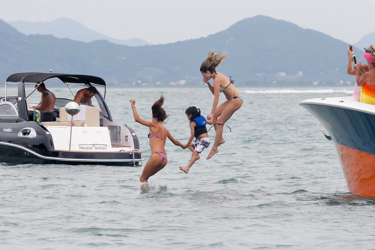 Seguro la modelo ya extrañaba Brasil.