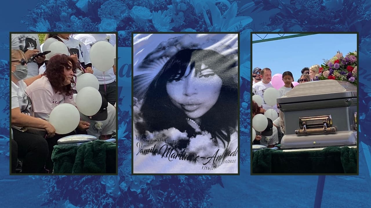 Sumergidos en el pesar y el llanto, familiares y amigos de la joven de 21 años, originaria de Selma, participaron en su funeral y entierro. Su madre, Teresa Andrade, lloró a su hija en los últimos momentos en los que estuvieron juntas.