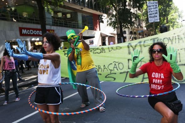 Protestas en Brasil