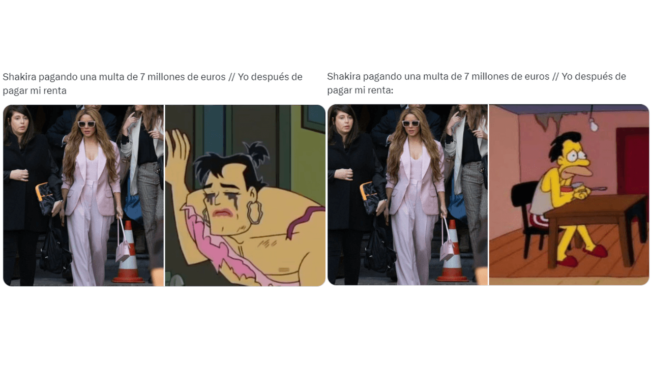 Internet respondió con memes a la multa de 7.3 millones que Shakira deberá pagar las autoridades españolas