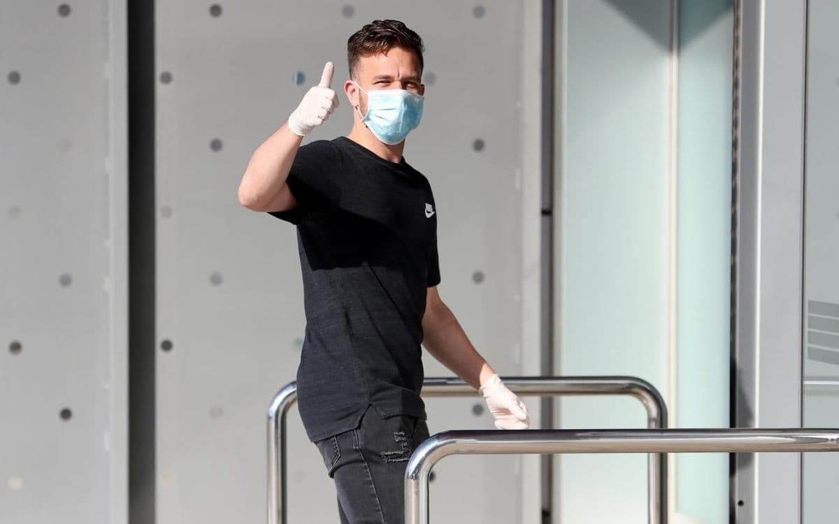 Jugadores y técnicos realizaron exámenes médicos y se les entregó una bolsa biodegradable con instrucciones con ropa necesaria para el entrenamiento. Ya que se tengan los resultados, después de la aprobación del Ministerio de Sanidad, inicia la fase de entrenamiento individual.