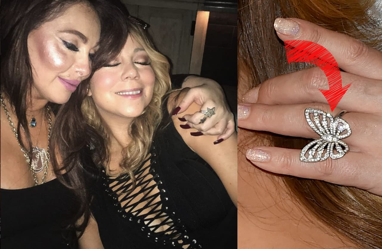 Además, fue captada celebrando entre amigos y ya sin su anillo de compromiso, en su lugar ahora lleva de nueva cuenta su carísimo anillo en forma de mariposa.