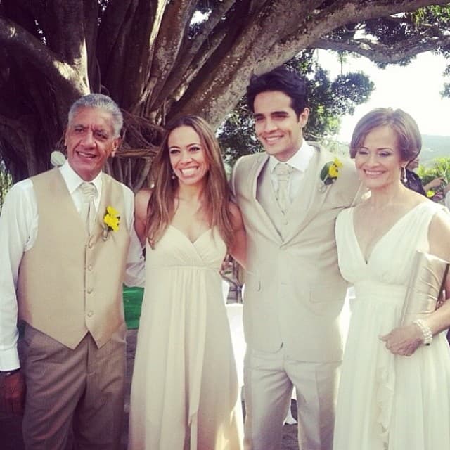 Los padres de Ektor, así como su hermana, no faltaron a la celebración hace ya casi cuatro años.