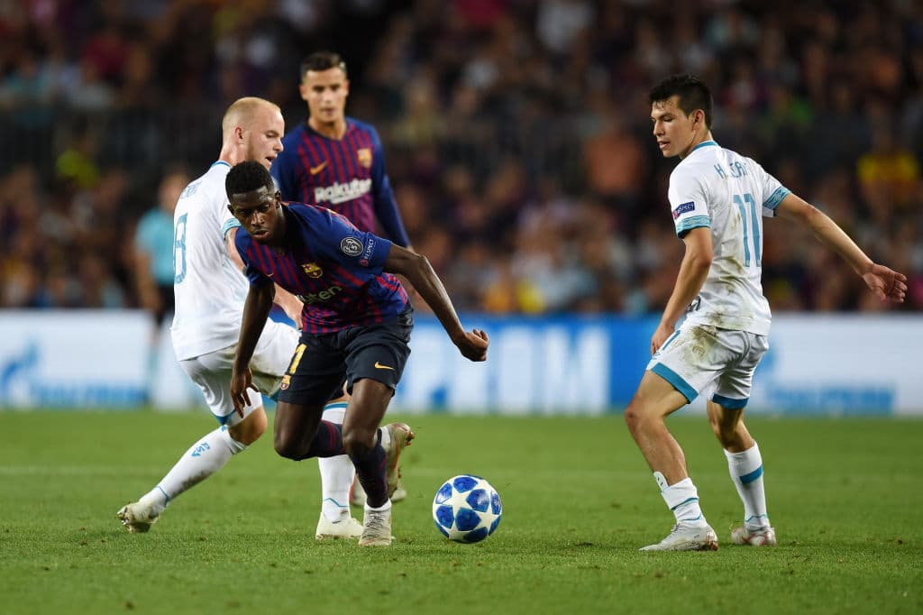 Su primer encuentro en Europa fue en la derrota 4-0 contra el Barcelona en el Camp Nou.