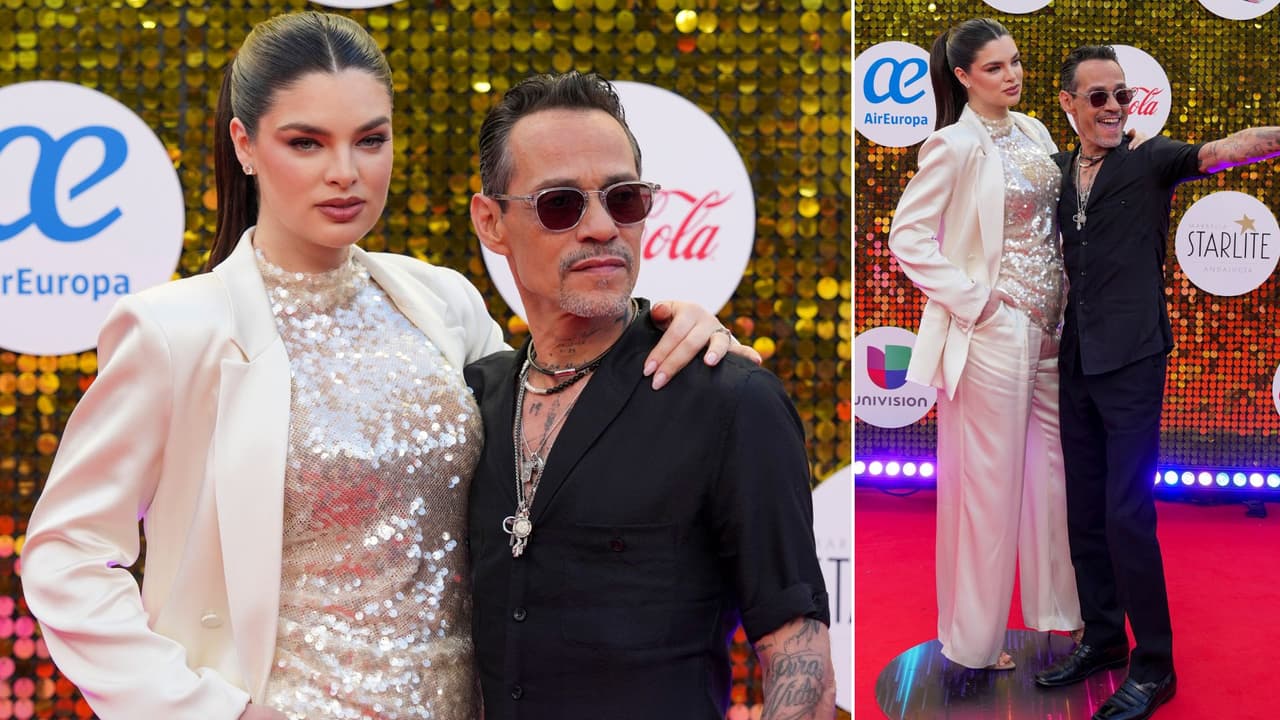 Nadia Ferreira y Marc Anthony.