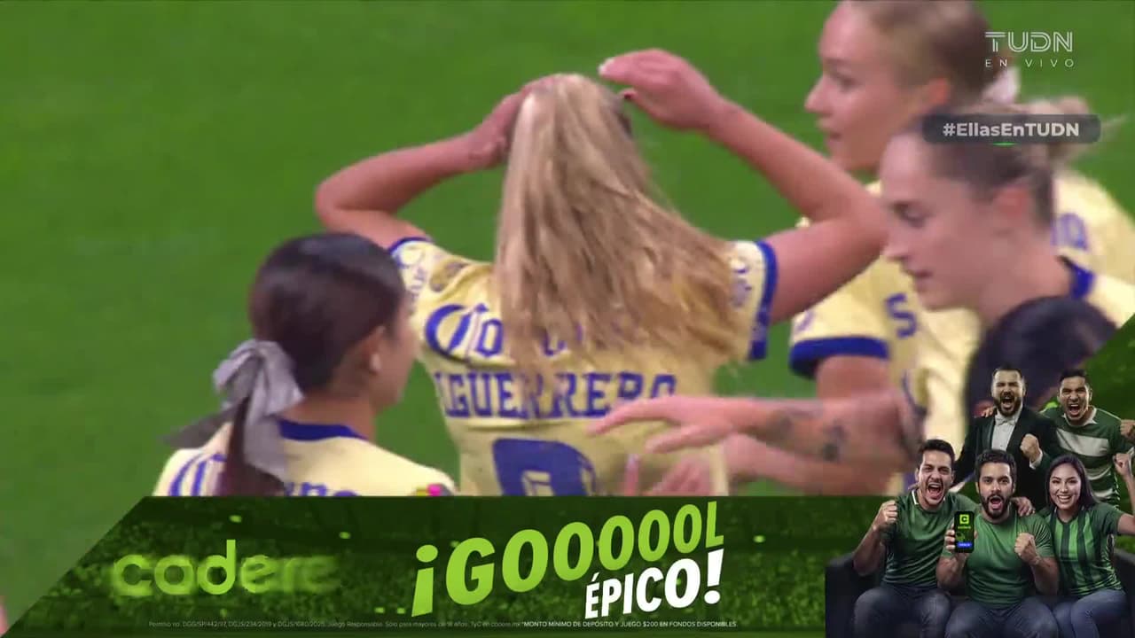 ¡América consigue el primero! Irene Guerrero la manda al fondo de las redes