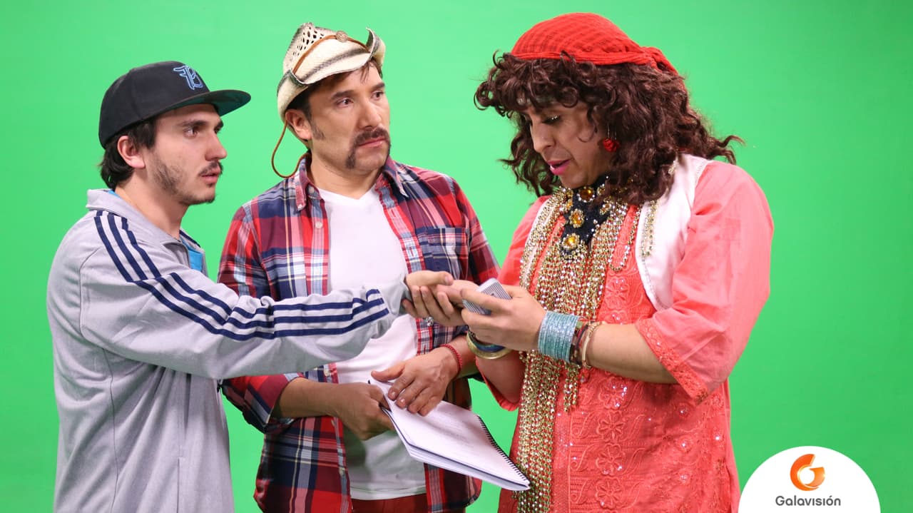 Esta escena tuvo varios ensayos, la "lectura de manos" tenía que salir a la perfección.