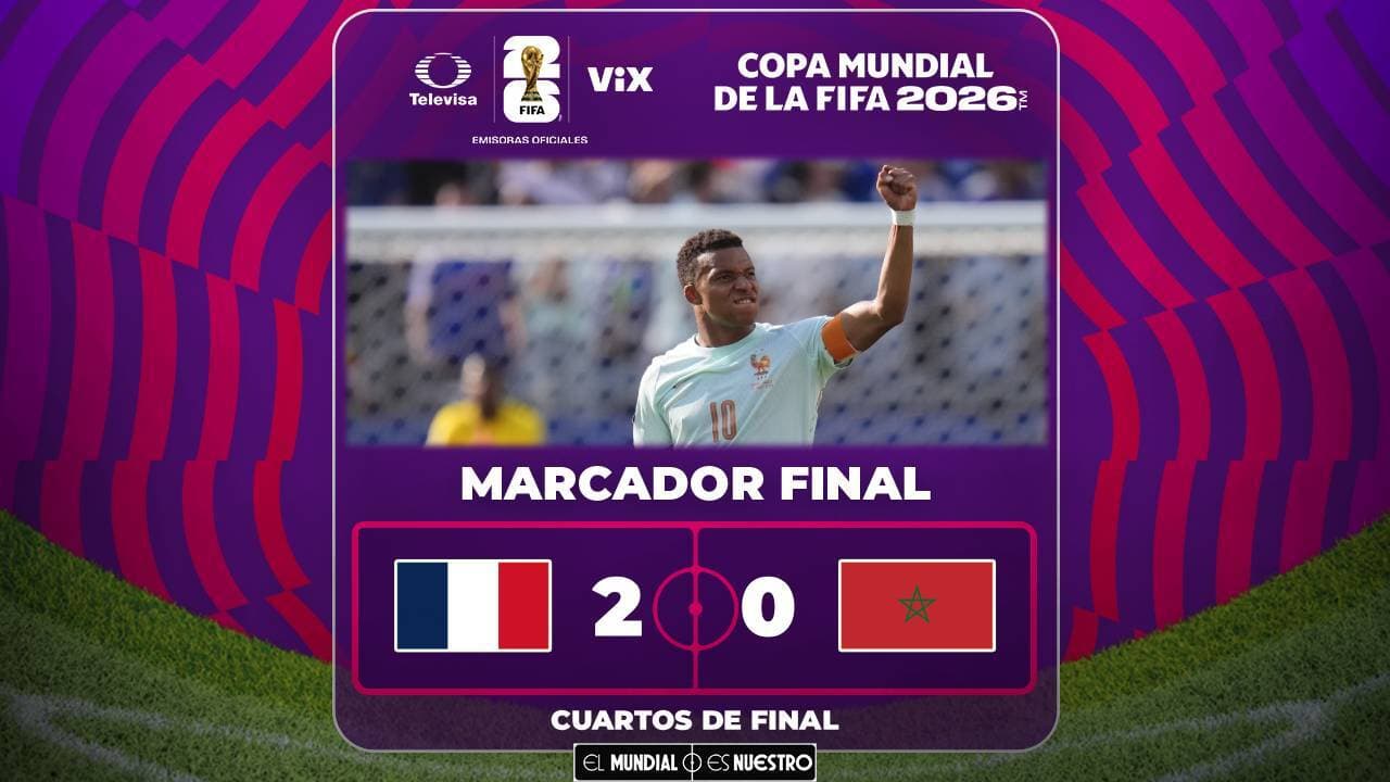 Resumen | Francia impone su jerarquía, vence a Marruecos y avanza a las semifinales del Mundial 2026