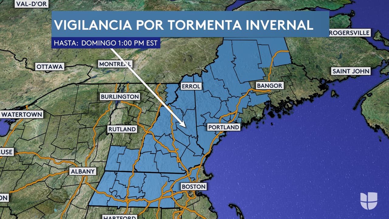 Una tormenta del nordeste podría convertirse en 'ciclón bomba' dejando grandes nevadas en la Costa Este