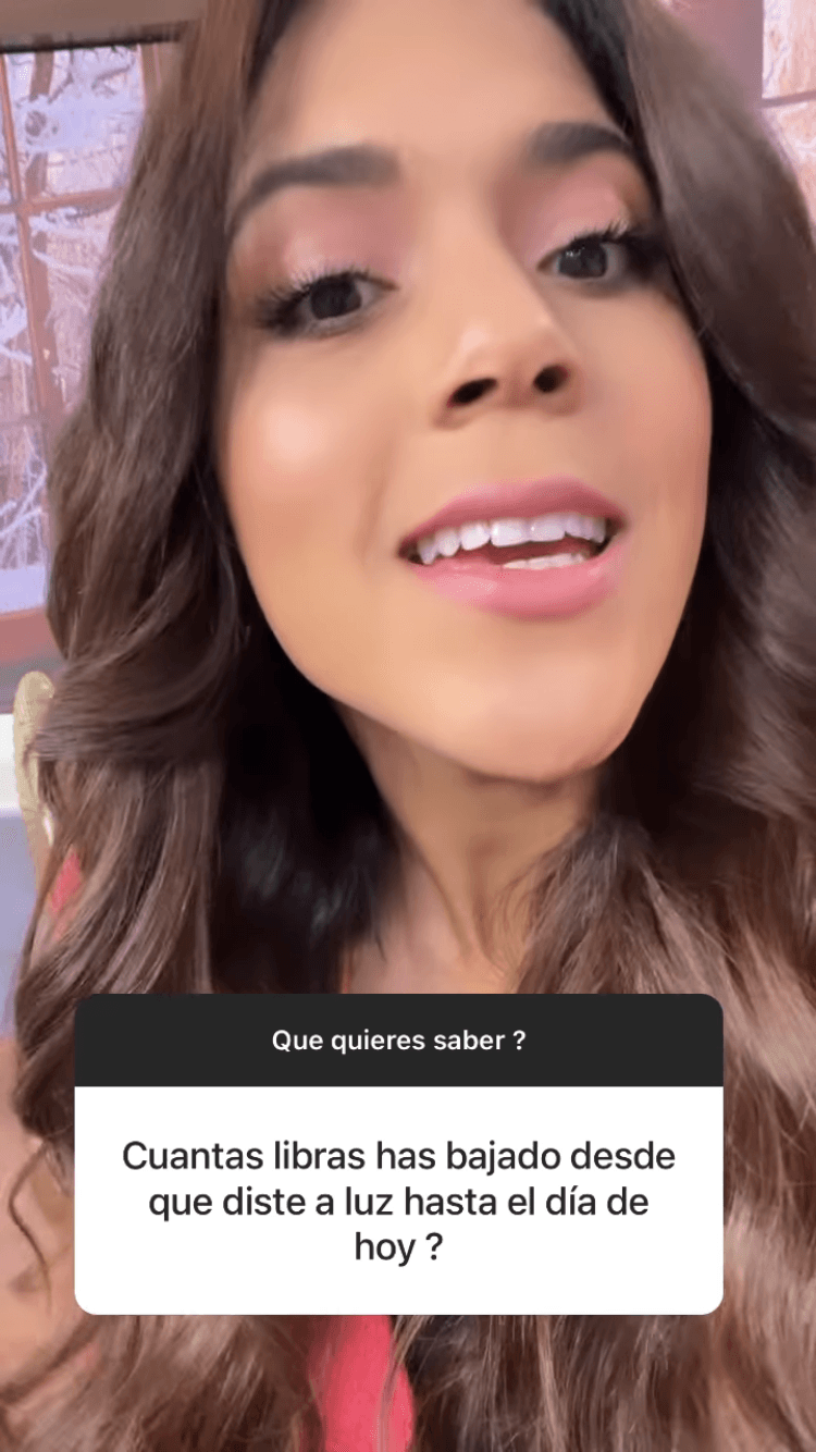 “Unas 40 libras he bajado. Si me siguen, ven las cosas que estoy compartiendo, mis ejercicios, mi Yes You Can! Así he estado perdiendo esas libritas”, compartió.