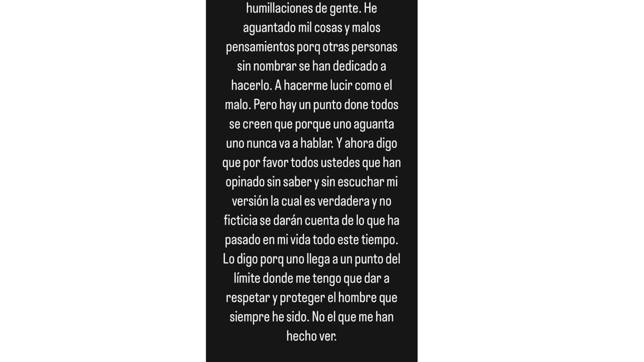 William Levy revela en Instagram que ha sido humillado y señalado.