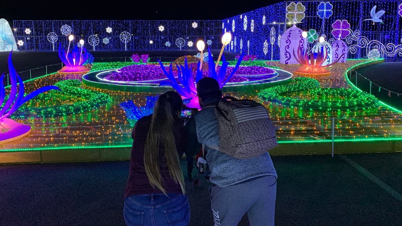 Tienes hasta 7 de enero para ir a ver 
<b>Magical Winter Lights</b> en la ciudad de Baytown al este de Houston, un espectáculo para toda la familia.