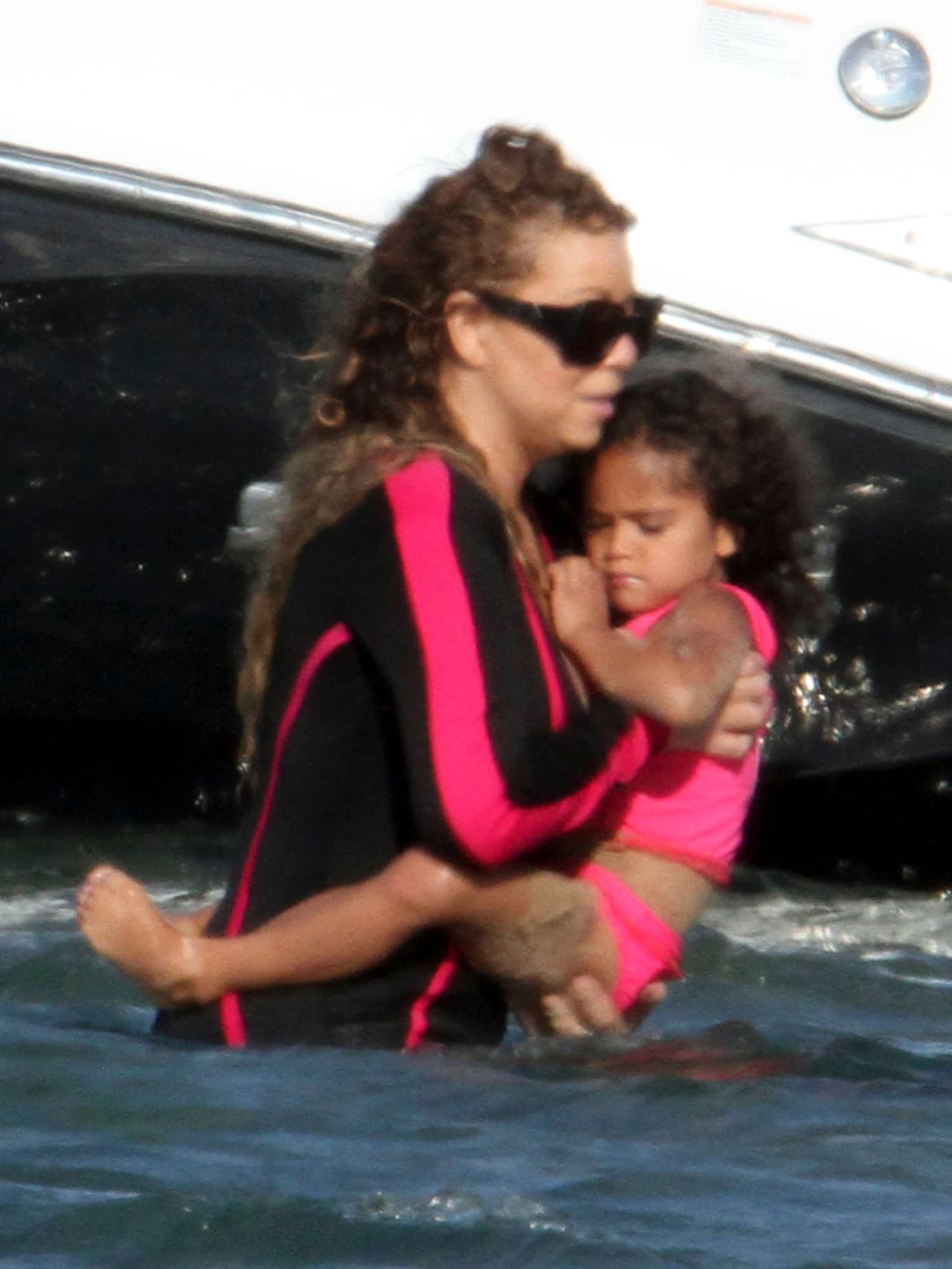 Pero su mami estuvo ahí para apapacharla.