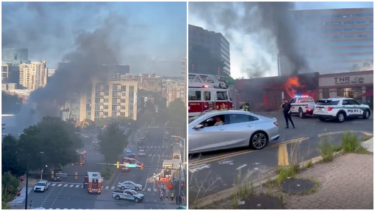 Carro choca contra un bar en Arlington, Virginia y deja 14 heridos, según autoridades