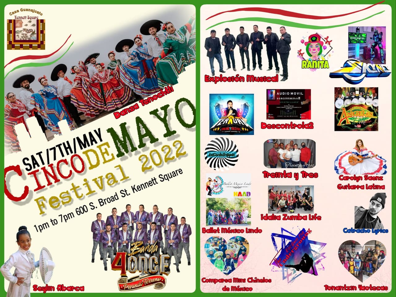 Cinco de Mayo Festival 2022 Casa Guanajuato