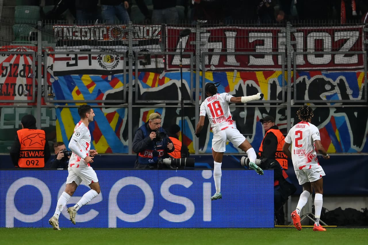 Leipzig goleó 0-4 al Shakhtar en condición de visitante en el último juego de ambos en la fase de grupos de la UEFA Champions League.
