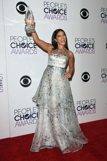 Y su protagonista, la latina Gina Rodriguez, estaba muy pero muy feliz con el triunfo.