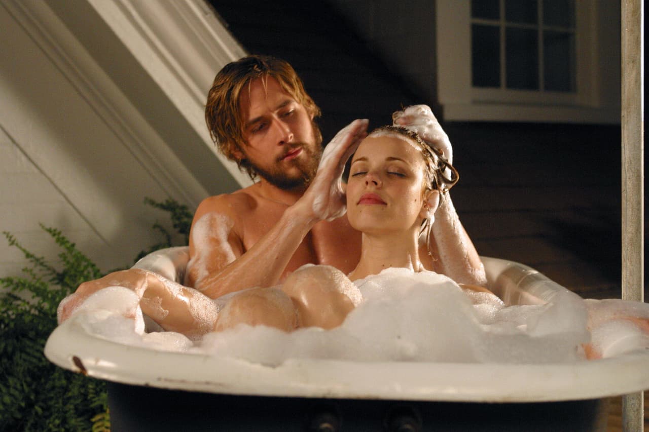 Allie y Noah en ‘The Notebook’ (2004).