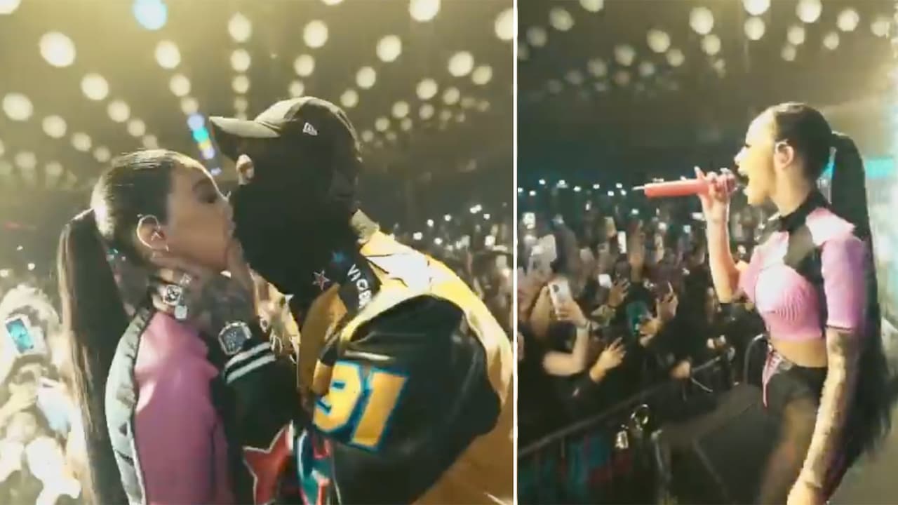 Yailin 'La Más Viral' celebró con lágrimas y abrazos de Anuel su lleno total en Nueva York