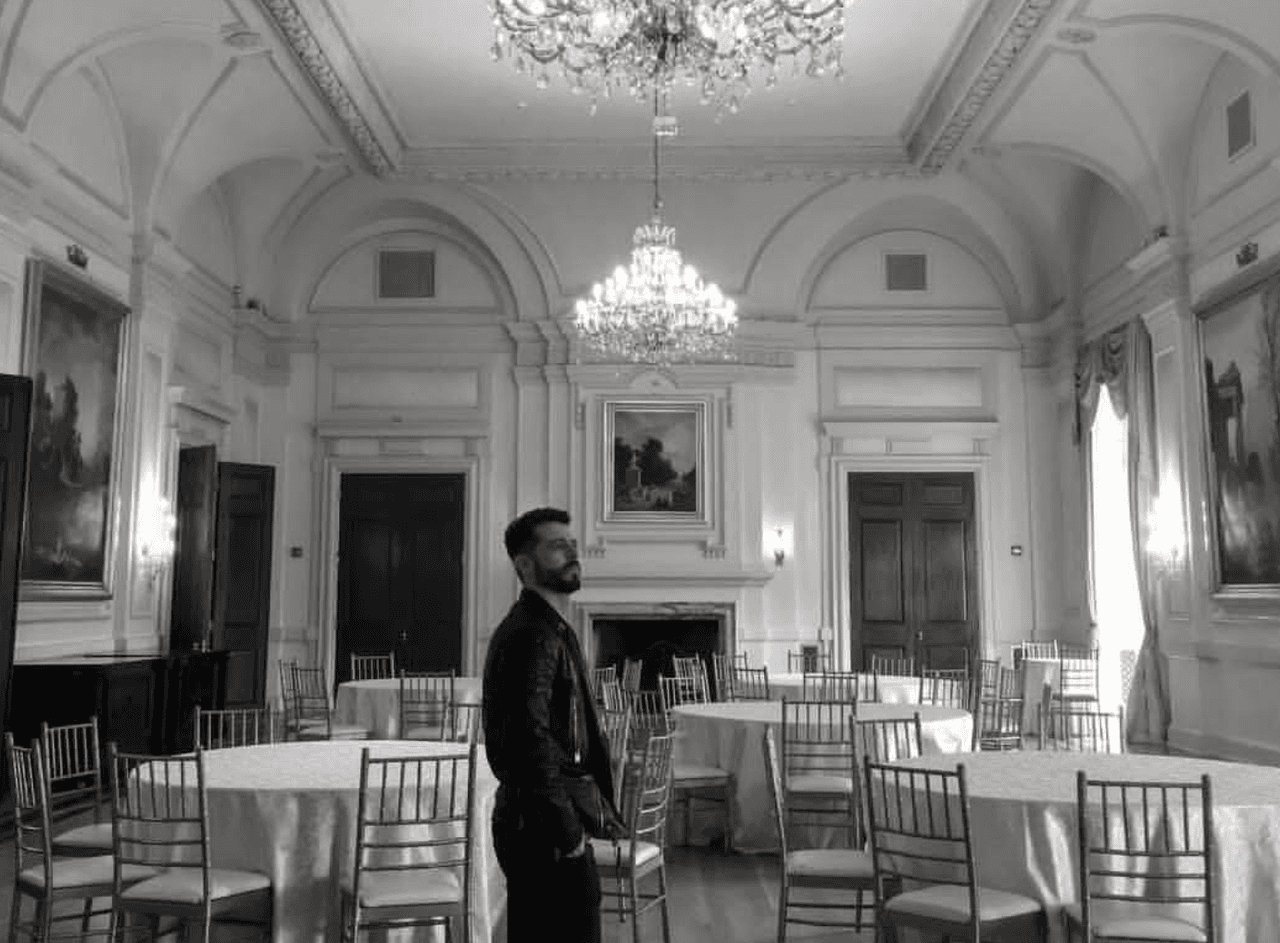 Para tener una boda por todo lo alto, Sergio no escatimó en gastos y eligió el salón más exclusivo de New York.