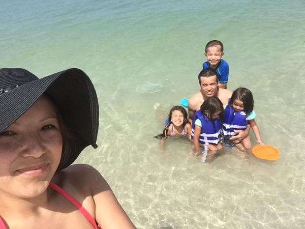 Los radioescuchas del show enviaron sus fotos en la playa.