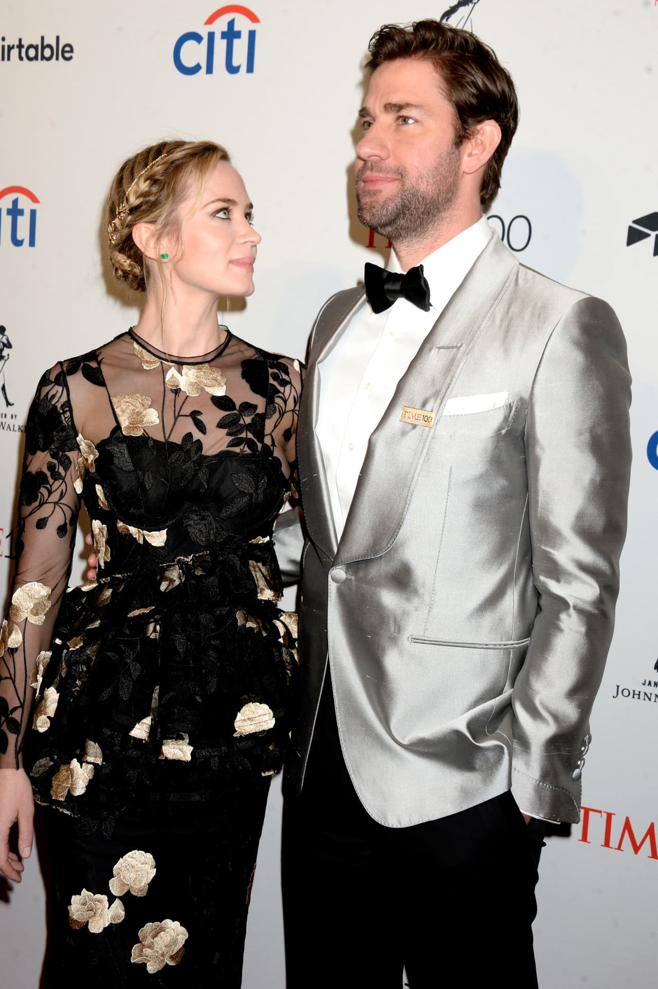 Entre los invitados también estaban la actriz británica Emily Blunt, otra de las 100 más influyentes, y su esposo, el actor John Krasinski (el inolvidable Jim en la serie 'The Office').