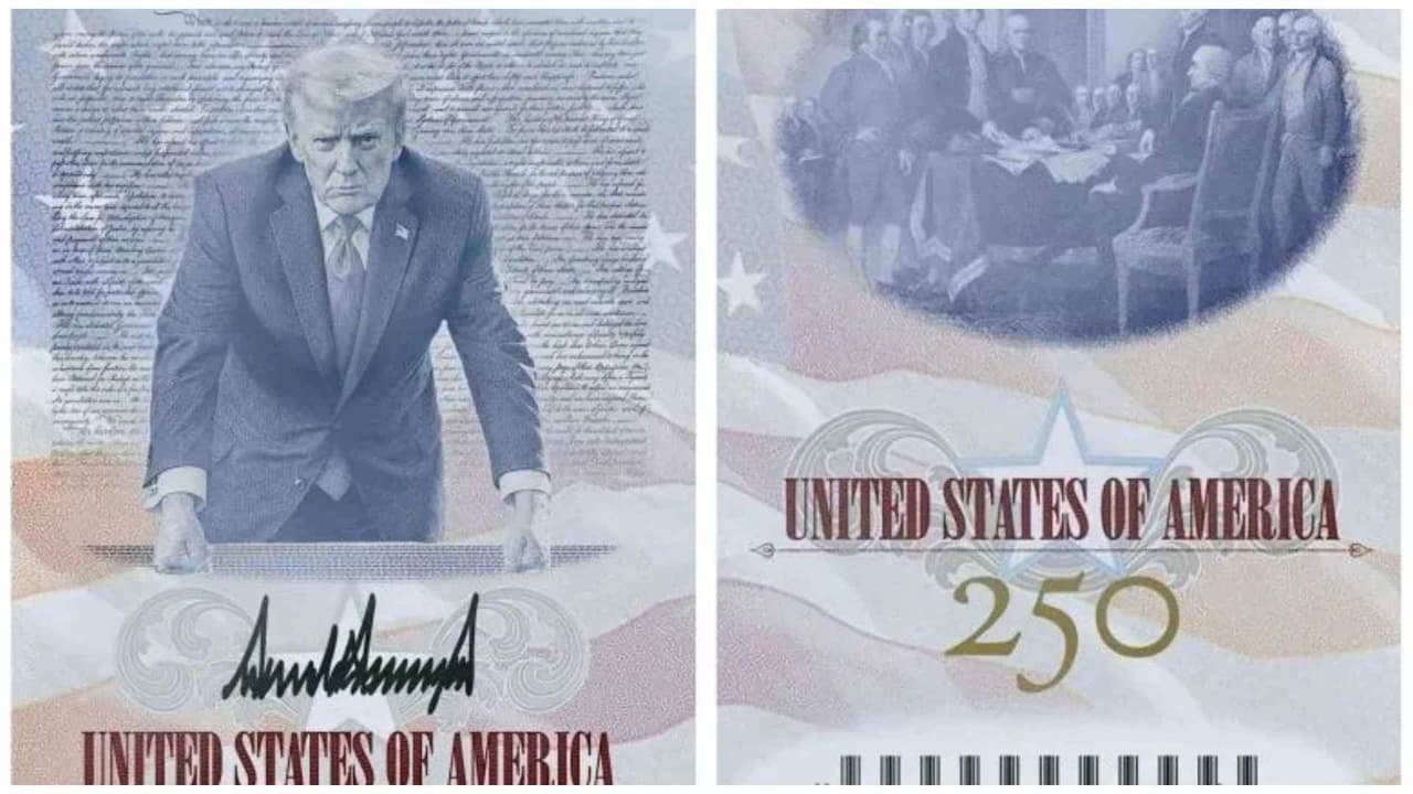 Expedirán pasaportes con la foto de Donald Trump por los 250 años de EEUU desde el próximo mes