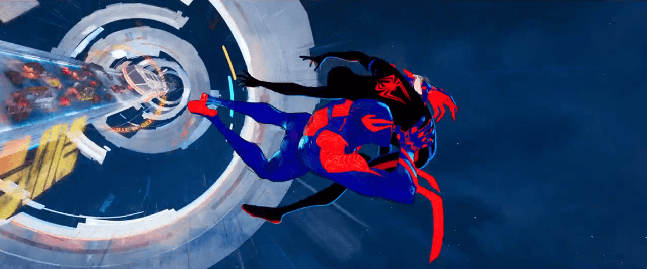 En la secuela animada de "Into the Spider-Verse", Miles Morales (Moore), se ve envuelto en el Multiverso donde vuelve a formar equipo con Gwen Stacy (Steinfeld) y otros nuevos Spider- variantes, incluido Spider-Man 2099 (Isaac), para enfrentarse a un nuevo y peligroso villano.
