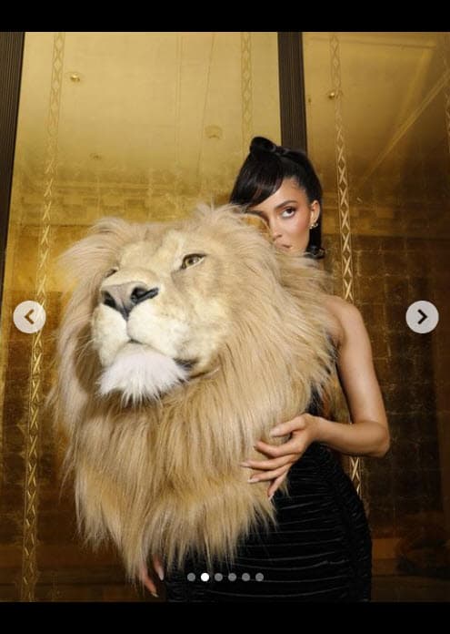 CNN menciona que "las llamativas piezas se construyeron completamente a mano con resina de espuma y otros materiales artificiales". 
<br>