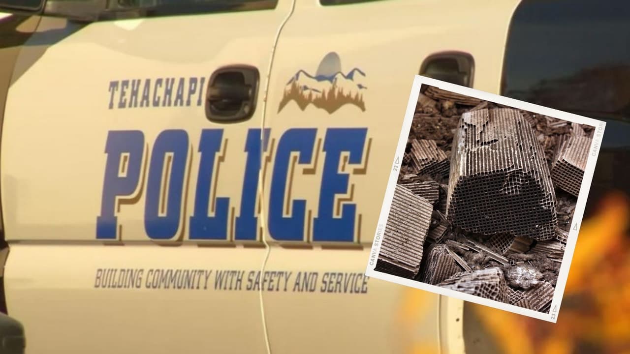 Lanzan convertidor catalítico por la ventana, los alcanza la policía