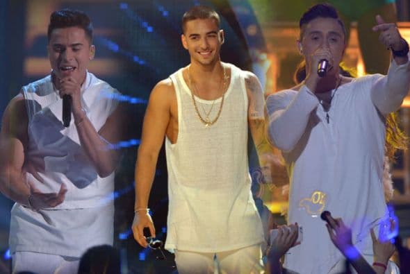 J Balvin, Yandel, Maluma, Reykon, Farruko y Joey Montana nos pusieron a bailar en Premios Juventud 2015.