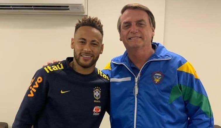 Acusan a Neymar de apoyar a Bolsonaro para cancelar una deuda tributaria 