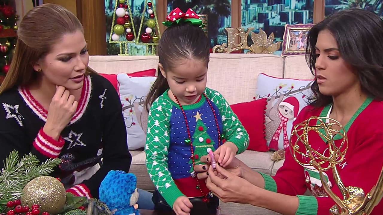 Además de conocer a su personaje favorito, ella decidió divertirse a su manera mientras el show estaba al aire.