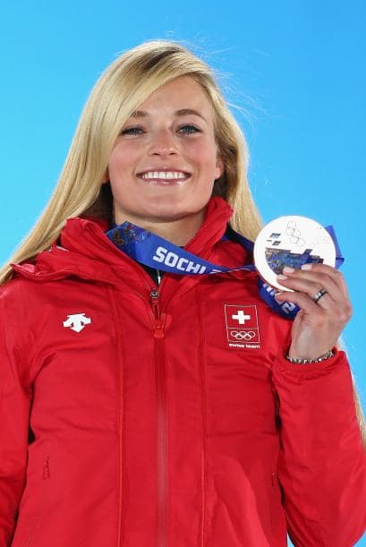 La medallista de bronce Lara Gut es originaria de Suiza y tiene 22 años.