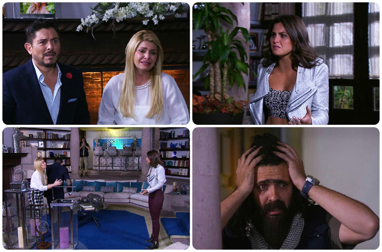 ¡Rocío ya se enteró que Santiago es su verdadero padre!