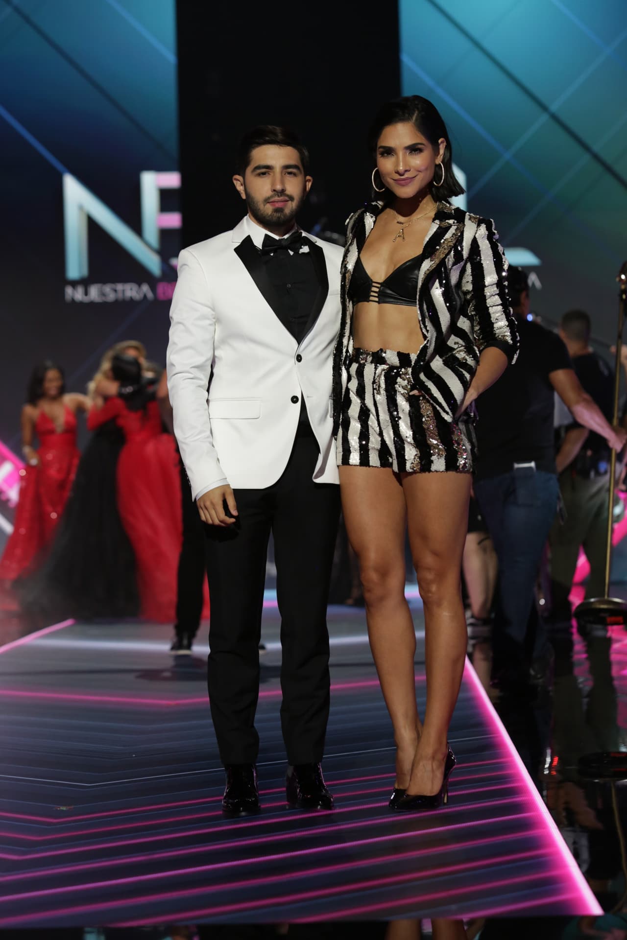 La conductora no podía dejar pasar la ocasión para tomarse la foto con Joss.