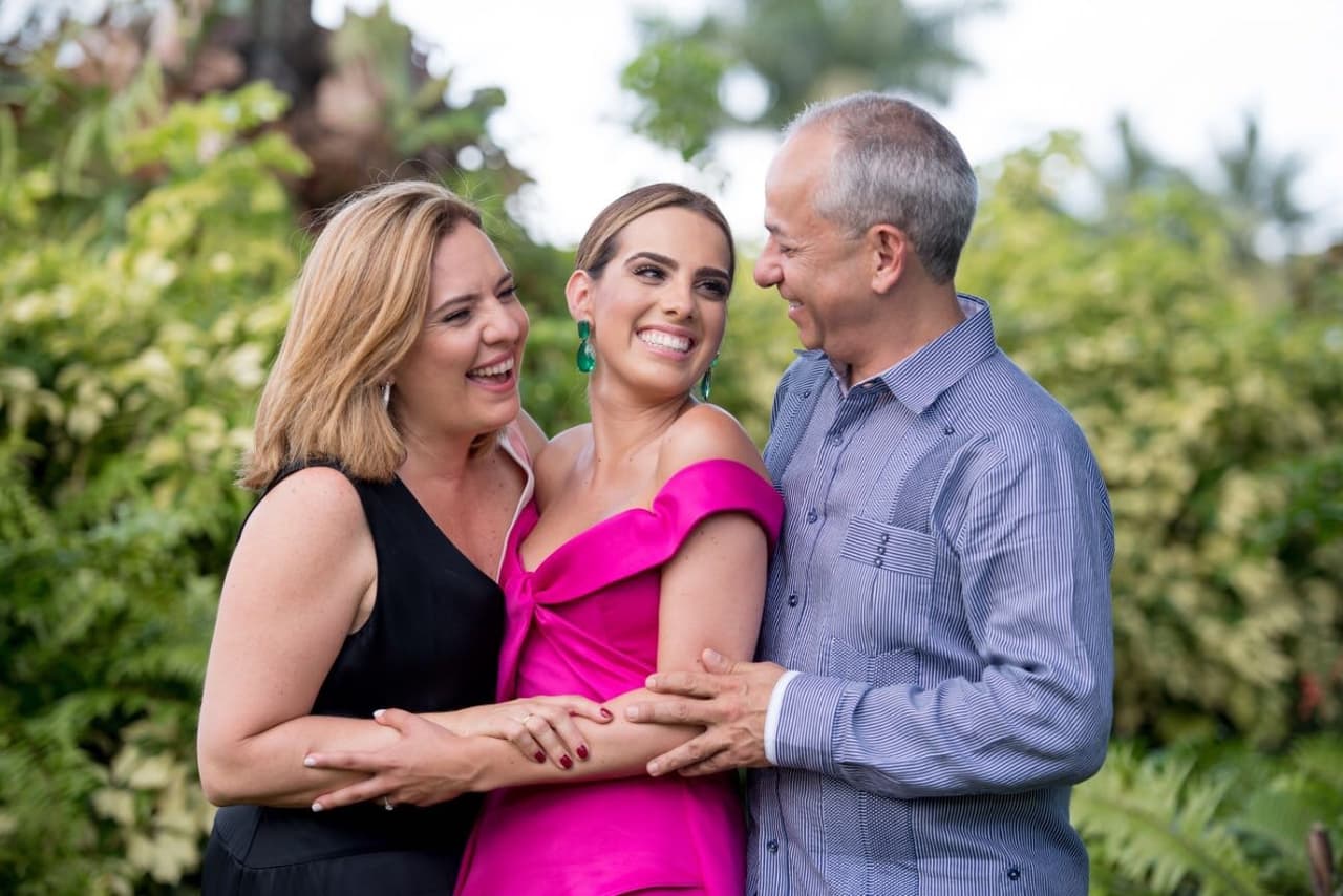 Andrea estuvo rodeada del amor de sus seres queridos.