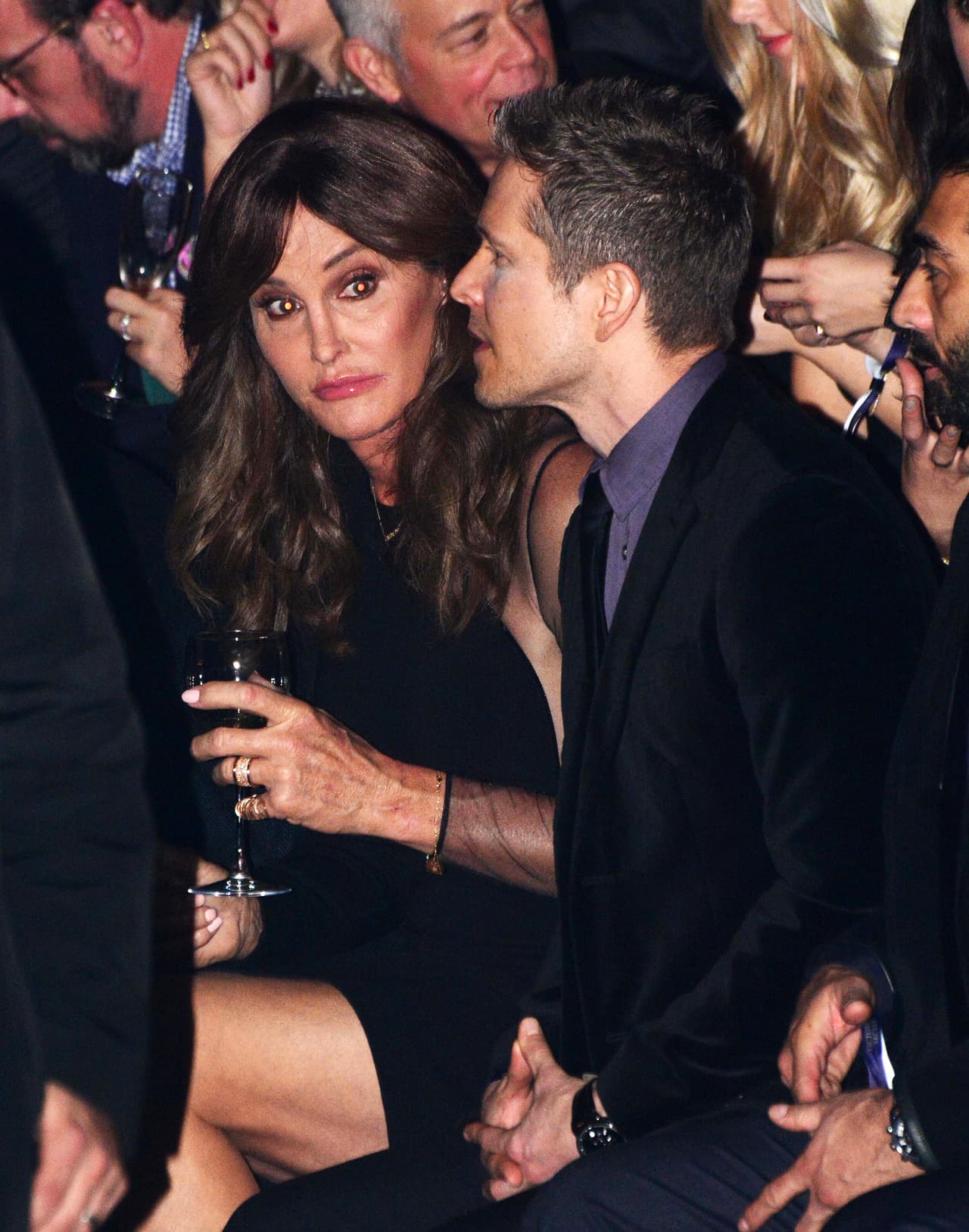 Llevó un vestido muy revelador.