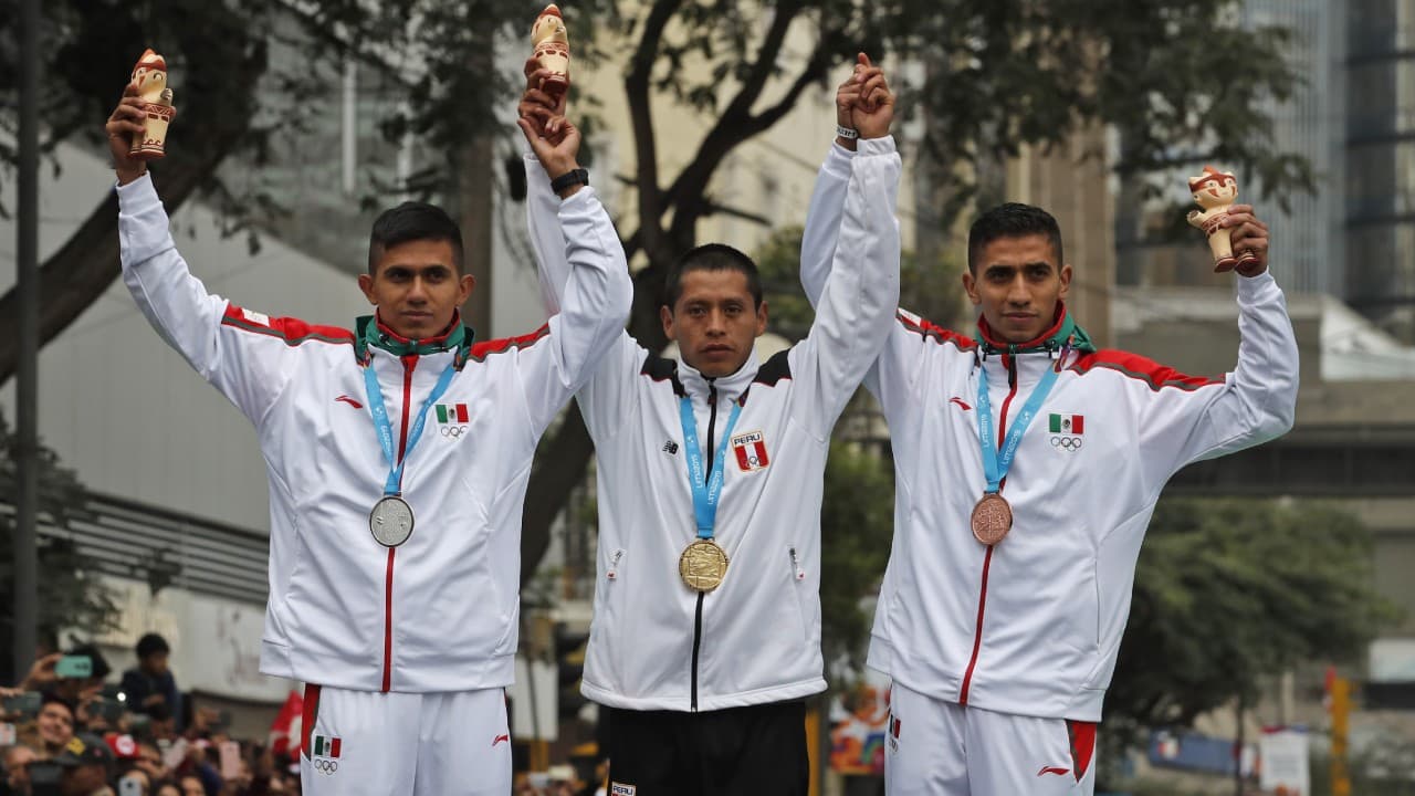 Doblete peruano en maratón y plata y bronce para México