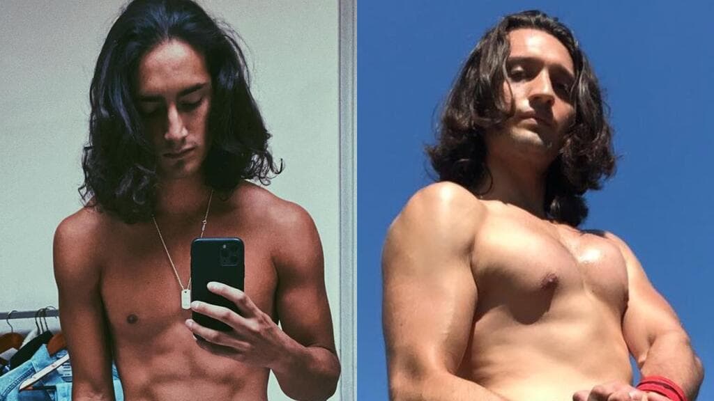 Estas son algunas de las fotos con las que algunos usuarios de redes sociales comparan a Emilio Osorio (izq.), hijo de Niurka, con Santiago Larios (der.), hijo de Bobby Larios. Hay quienes aseguran que ambos jóvenes guardan un gran parecido entre ellos.