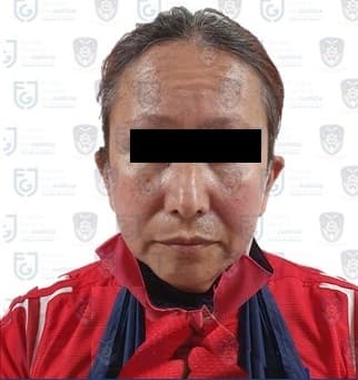 Fotografía de Esther "N" tras ser reaprehendida