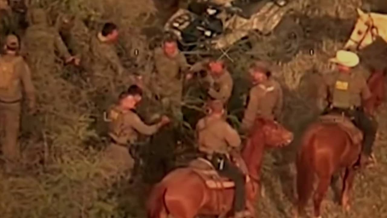 Persecución a caballo en la frontera capta atención por operativo contra presunto narco