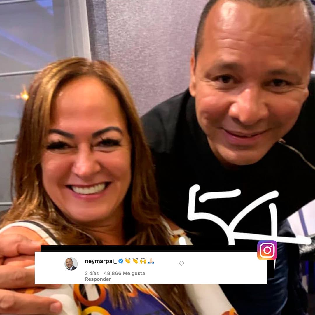 Nadine se divorció del papá de Neymar y representante del jugador, en el 2016, sin embargo, parece que llevan una buena relación y él también se mostró contento.